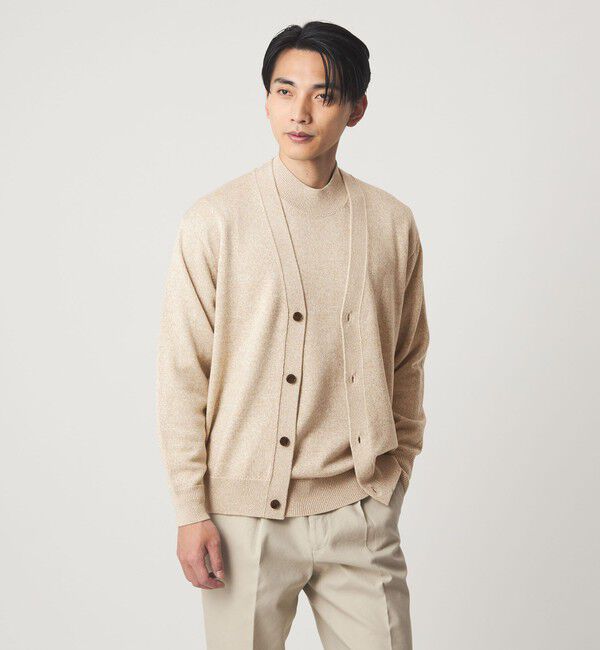 UNITED ARROWS green label relaxing「シルク ミックス モックネック ニット」|ニット・セーター|