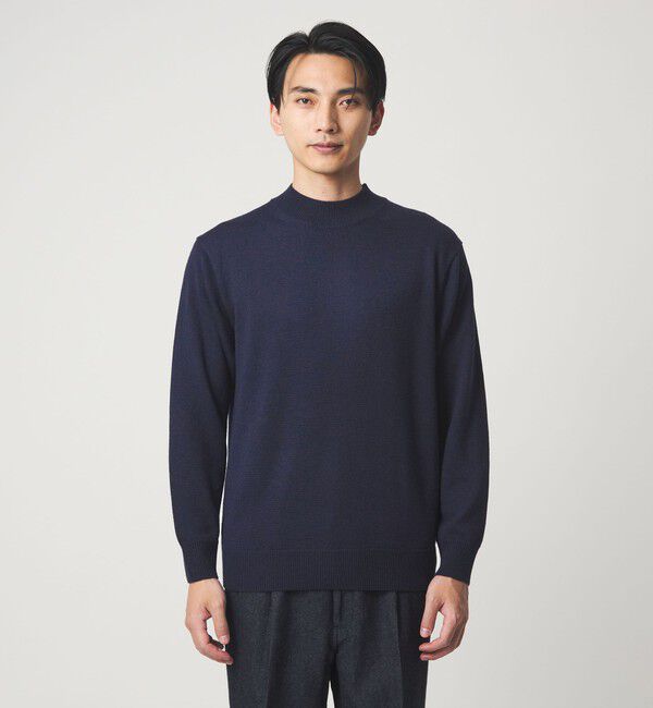 UNITED ARROWS green label relaxing「シルク ミックス モックネック ニット」|ニット・セーター|