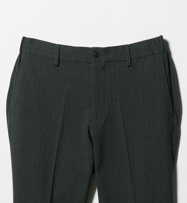 UNITED ARROWS green label relaxing「A+ ポリエステルツイード スタンダード イージー スラックス -ウォッシャブル・ストレッチ-」|スラックス|