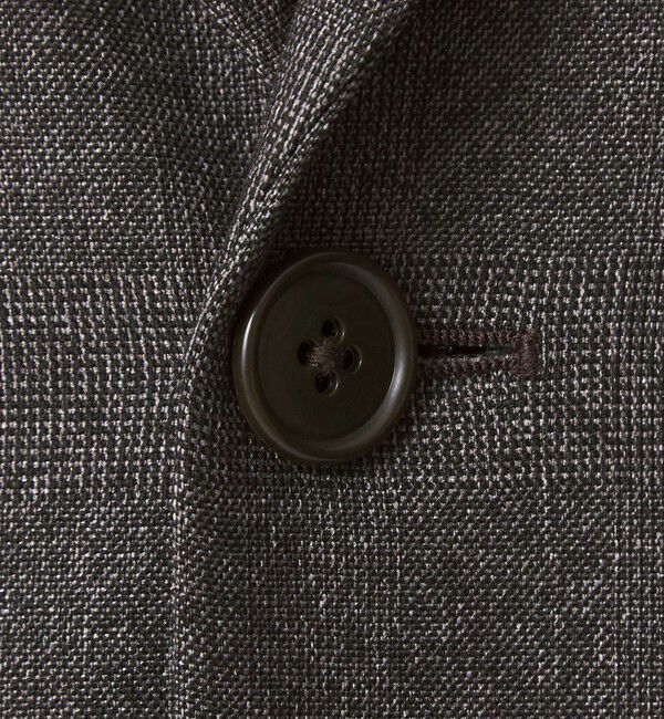 UNITED ARROWS green label relaxing「A+ ポリエステルツイード 2B スタンダード 2P ジャケット -ウォッシャブル・ストレッチ-」|テーラードジャケット|