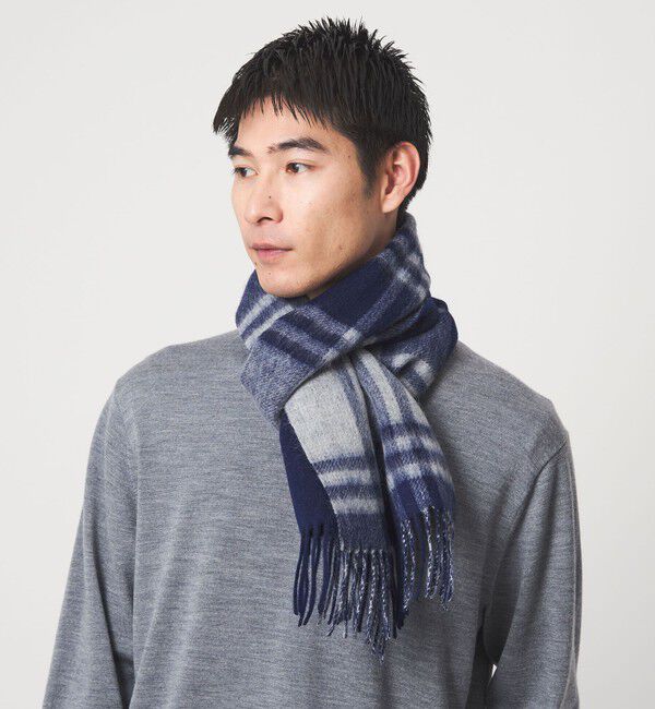 UNITED ARROWS green label relaxing「GLR リバーシブル マフラー」|マフラー|