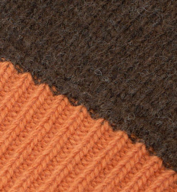 UNITED ARROWS green label relaxing「バイカラー ニット グローブ -タッチパネル対応-」|手袋|