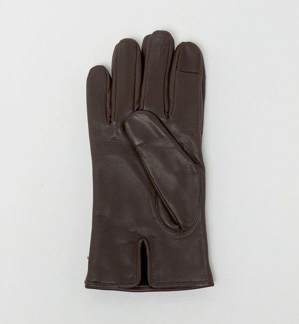 UNITED ARROWS green label relaxing「ラムレザー H/PIQUE グローブ -タッチパネル対応-」|手袋|