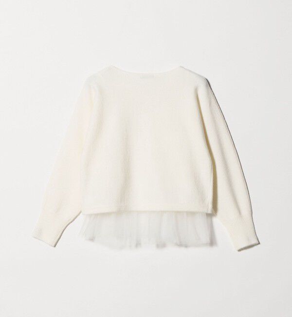 UNITED ARROWS green label relaxing「ニット &times; チュール キャミソール プルオーバー セット」|ニット・セーター|