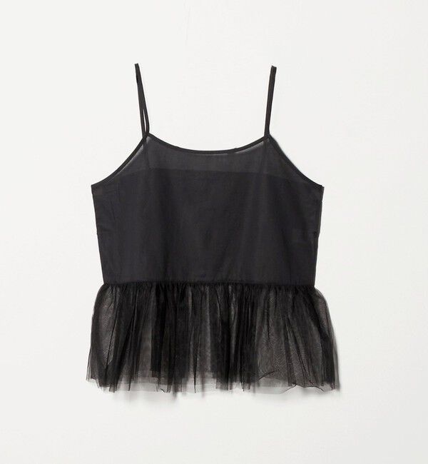 UNITED ARROWS green label relaxing「ニット &times; チュール キャミソール プルオーバー セット」|ニット・セーター|