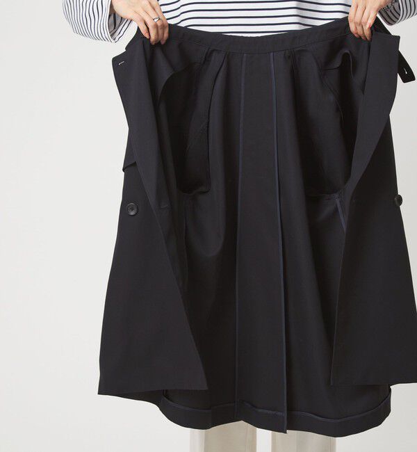 UNITED ARROWS green label relaxing「［size SHORTあり］ミドル トレンチ コート 撥水」|トレンチコート|