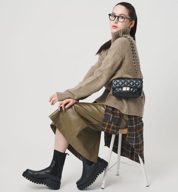 BEAUTY&YOUTH UNITED ARROWS「＜AULENTTI＞レザー キルティング チェーン ショルダーバッグ」|ショルダー・メッセンジャー|