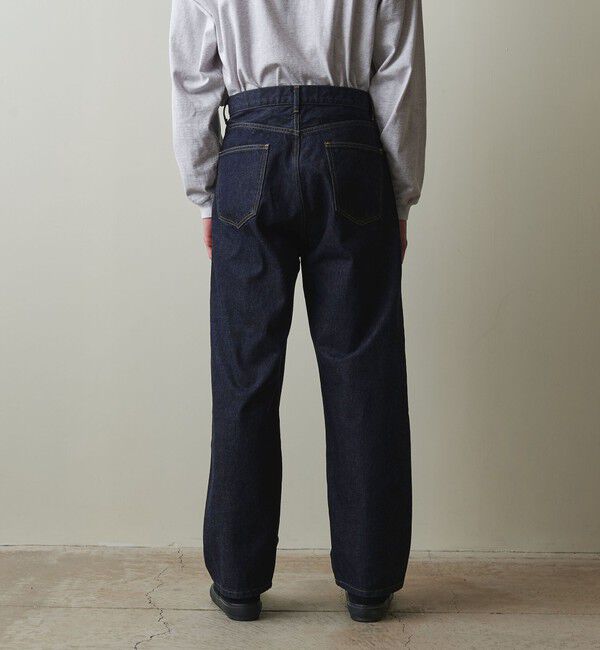 STEVEN ALAN「＜Steven Alan＞ 13.5oz デニム 5ポケット バギー テーパード パンツ」|デニム|
