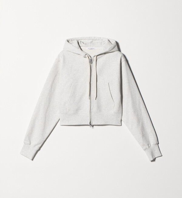 BEAUTY&YOUTH UNITED ARROWS「コットン ショートフロントジップパーカー」|カーディガン|