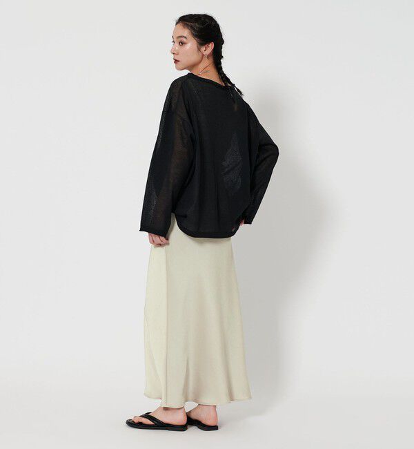 BEAUTY&YOUTH UNITED ARROWS「ポリエステルサテン マーメイドフレアスカート」|スカート|