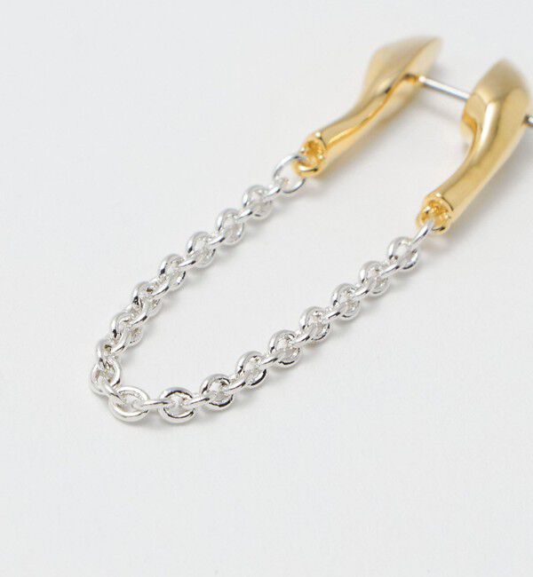 BEAUTY&YOUTH UNITED ARROWS「【別注】＜LAPUIS＞Nuance chain ピアス」|ピアス|
