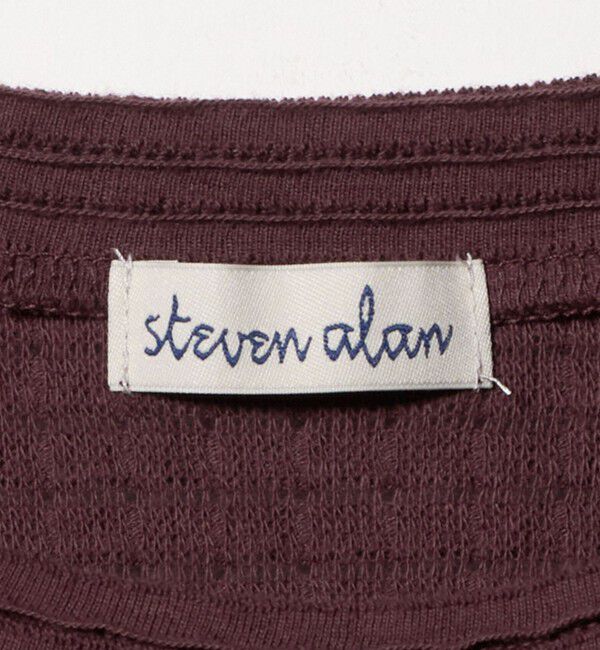 STEVEN ALAN「＜Steven Alan＞ウェイビー ジャージー ショートスリーブ Tシャツ」|Tシャツ・カットソー|