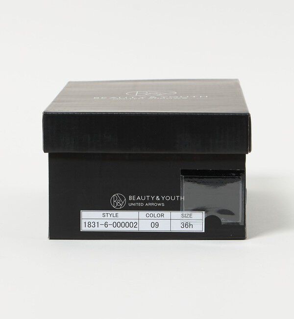 BEAUTY&YOUTH UNITED ARROWS「ヘアー&times;レザー コンビ フラットシューズ」|サンダル|