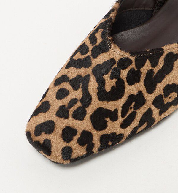 BEAUTY&YOUTH UNITED ARROWS「ヘアー&times;レザー コンビ フラットシューズ」|サンダル|