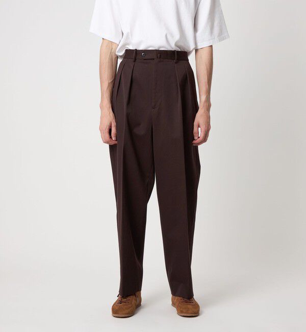 STEVEN ALAN「＜Steven Alan＞ ウエポン ニドム イン ツープリーツ ドレス トラウザーズ」|チノ|