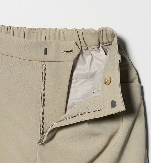 BEAUTY&YOUTH UNITED ARROWS「ポリエステルブレンド ツイルバックゴムパンツ」|スラックス|