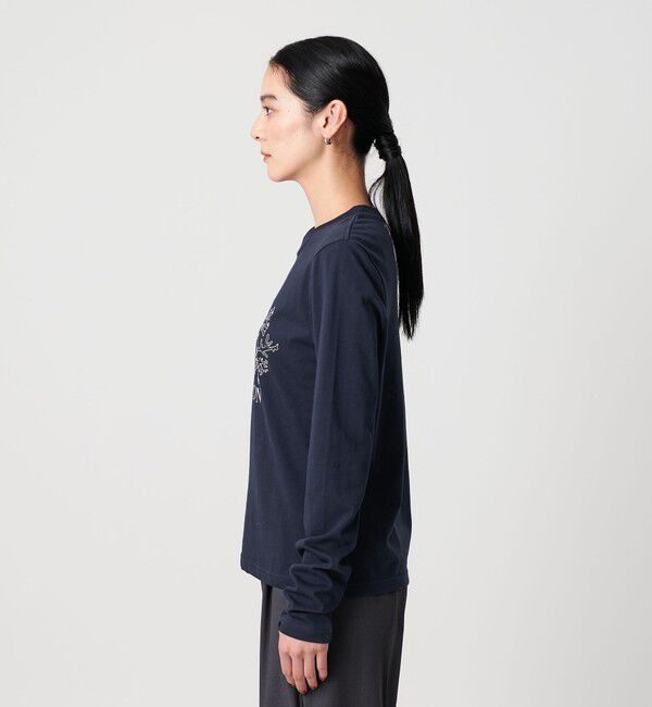BEAUTY&YOUTH UNITED ARROWS「【別注】＜WAVE UNION＞プリントロングスリーブTシャツ」|Tシャツ・カットソー|