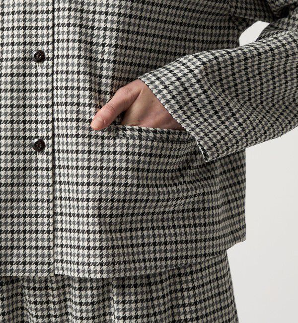 STEVEN ALAN「＜Steven Alan＞ハウンドトゥース シャツ」|シャツ・ブラウス|