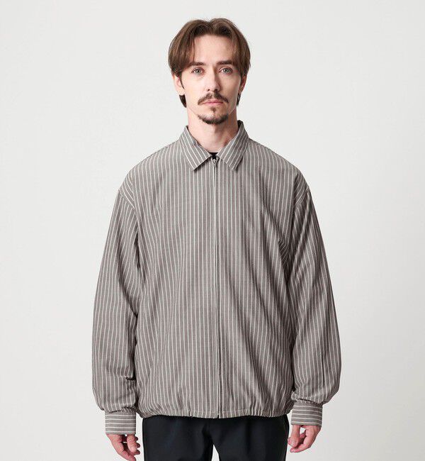 BEAUTY&YOUTH UNITED ARROWS「ボイル シアー ジップ シャツ」|シャツ・ブラウス|