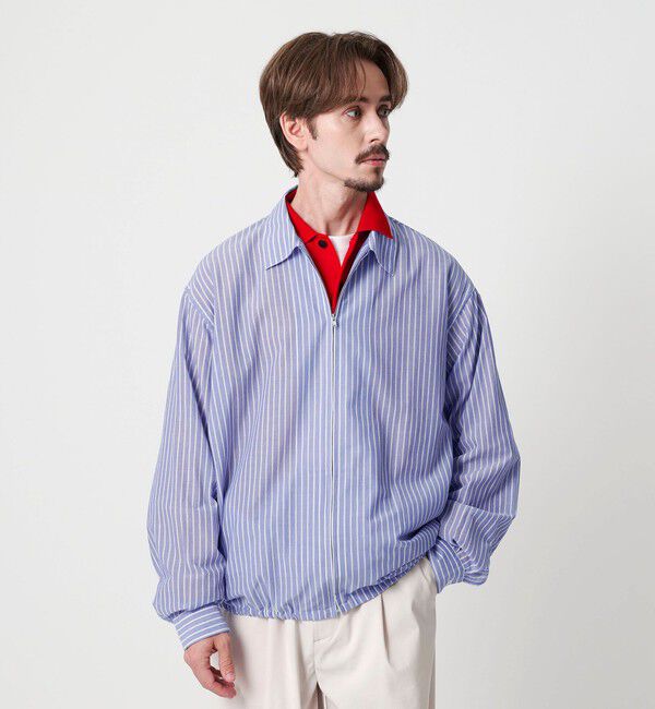 BEAUTY&YOUTH UNITED ARROWS「ボイル シアー ジップ シャツ」|シャツ・ブラウス|