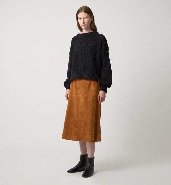 STEVEN ALAN「＜Steven Alan＞スエード ミドル スカート」|スカート|