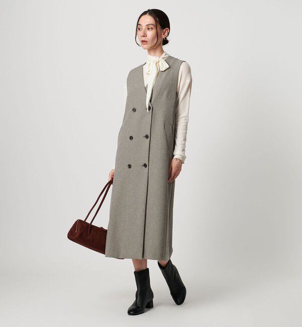 BEAUTY&YOUTH UNITED ARROWS「ポリエステルブレンド ジレ&ジャンパースカート 2WAY」|ワンピース|