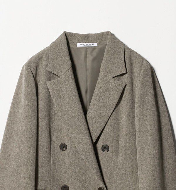 BEAUTY&YOUTH UNITED ARROWS「ポリエステルブレンド ダブルジャケット」|テーラードジャケット|