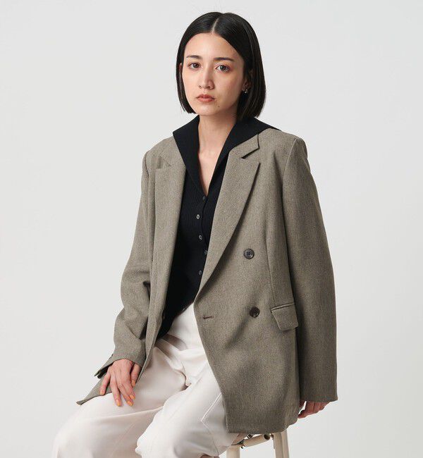 BEAUTY&YOUTH UNITED ARROWS「ポリエステルブレンド ダブルジャケット」|テーラードジャケット|