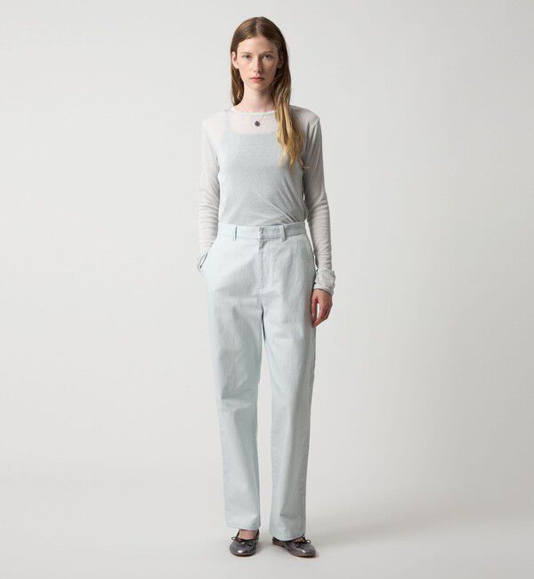 STEVEN ALAN「＜Steven Alan＞ラメ ジャージー ロングスリーブ プルオーバー」|Tシャツ・カットソー|