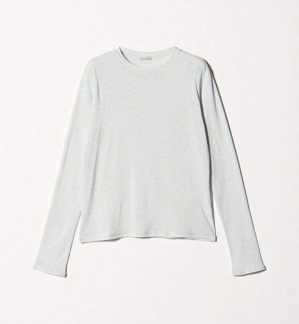 STEVEN ALAN「＜Steven Alan＞ラメ ジャージー ロングスリーブ プルオーバー」|Tシャツ・カットソー|