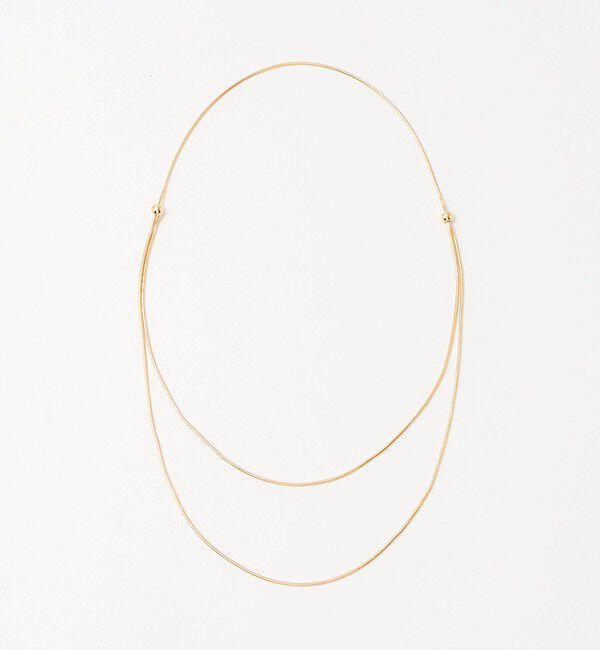 BEAUTY&YOUTH UNITED ARROWS「メタルボール スライダーネックレス」|ネックレス|