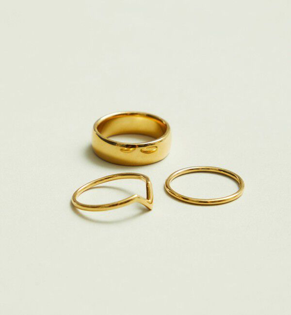 BEAUTY&YOUTH UNITED ARROWS「＜by Preek＞3SET BOLD リング」|リング|GOLD
