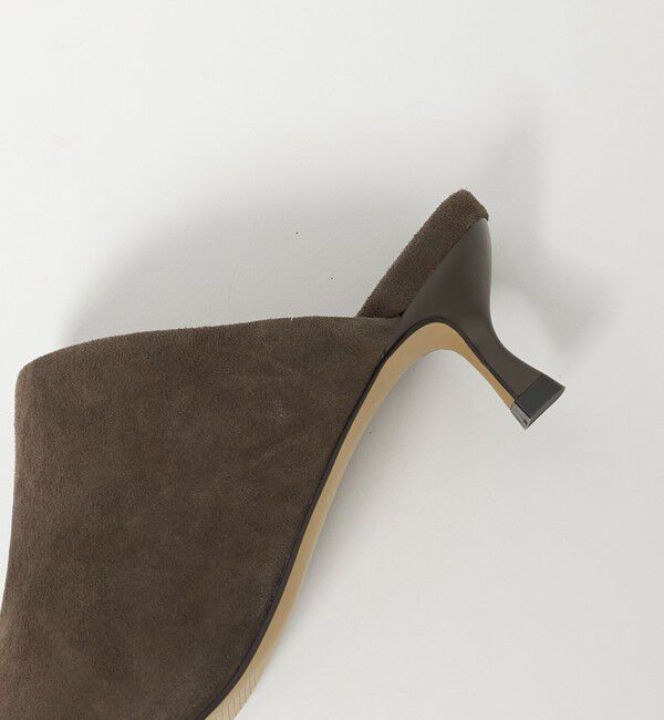 BEAUTY&YOUTH UNITED ARROWS「レザーライク ポインテッド ミュール」|サンダル|