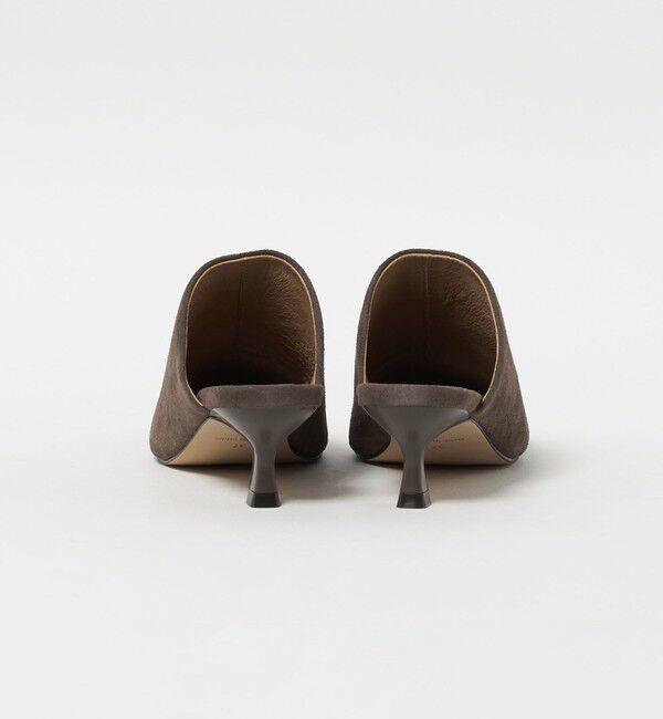 BEAUTY&YOUTH UNITED ARROWS「レザーライク ポインテッド ミュール」|サンダル|