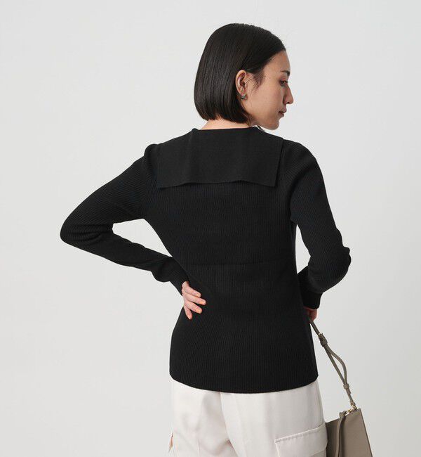 BEAUTY&YOUTH UNITED ARROWS「コットンカシミヤ リブセーラーカラー カーディガン ウォッシャブル」|カーディガン|