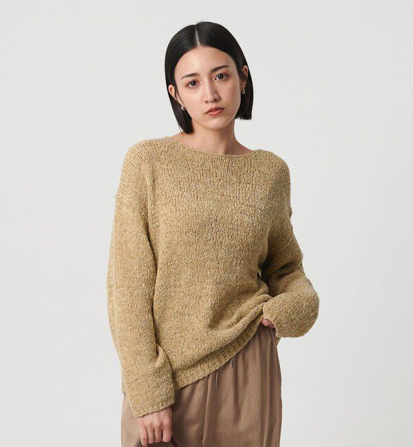 BEAUTY&YOUTH UNITED ARROWS「テープヤーン ニットプルオーバー」|ニット・セーター|