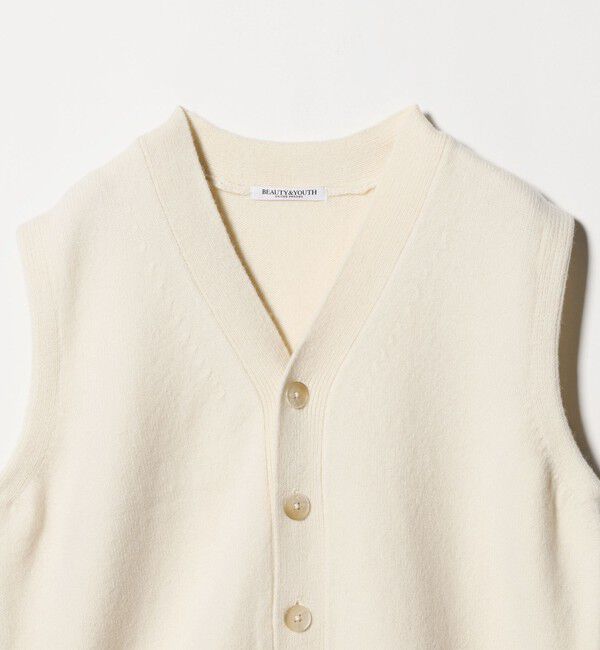 BEAUTY&YOUTH UNITED ARROWS「ウールカシミヤブレンド アクア ニットベスト」|ベスト・ジレ|