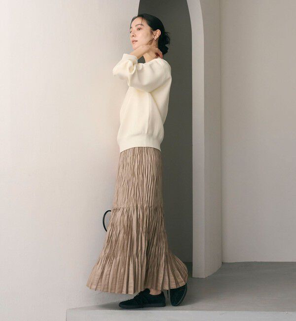 BEAUTY&YOUTH UNITED ARROWS「ポリエステル チンツプリーツ スカート」|スカート|