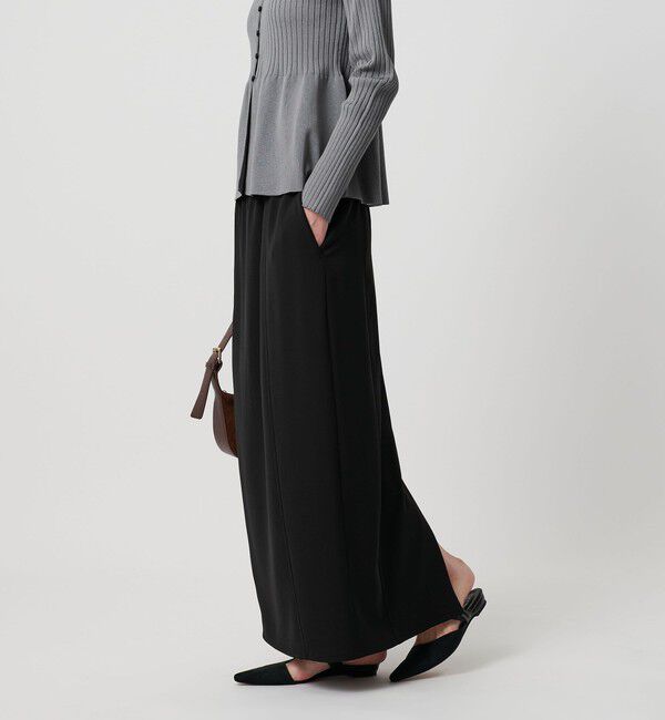 BEAUTY&YOUTH UNITED ARROWS「【WEB限定 Wardrobe DAILY MINIMAL】ダブルクロス カーブスカート ウォッシャブル」|スカート|