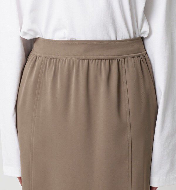 BEAUTY&YOUTH UNITED ARROWS「【WEB限定 Wardrobe DAILY MINIMAL】ダブルクロス カーブスカート ウォッシャブル」|スカート|