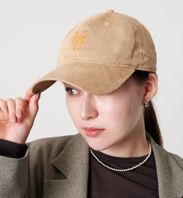 BEAUTY&YOUTH UNITED ARROWS「【別注】＜NEW ERA＞スエードライク ロゴ キャップ」|キャップ・キャスケット|