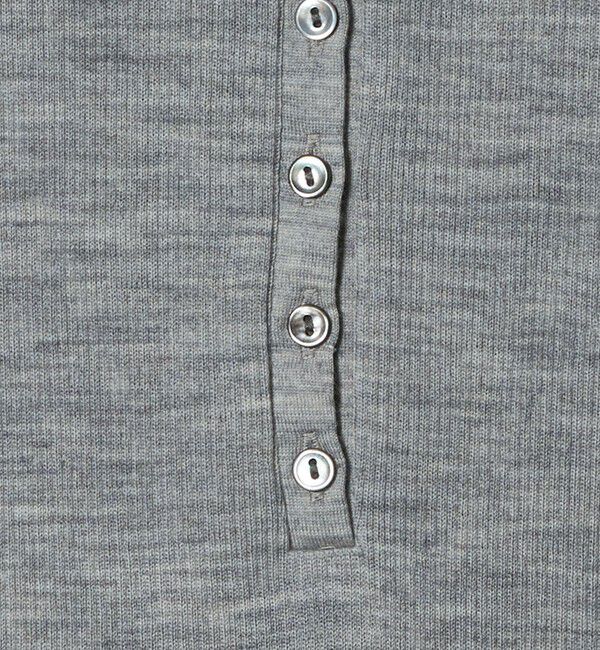 STEVEN ALAN「＜Steven Alan＞ウール リブ ヘンリーネック プルオーバー」|Tシャツ・カットソー|