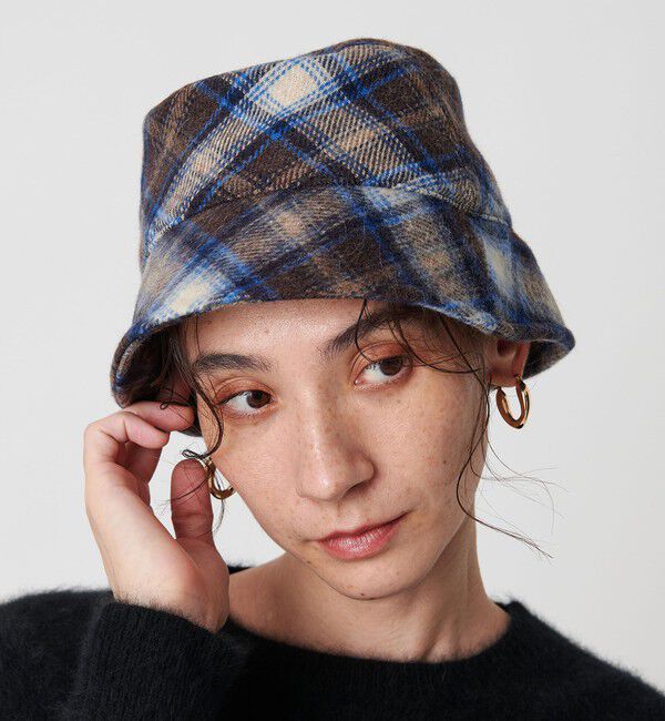 BEAUTY&YOUTH UNITED ARROWS「【一部別注】＜Revis.＞チェック バケットハット」|ハット|COBALT