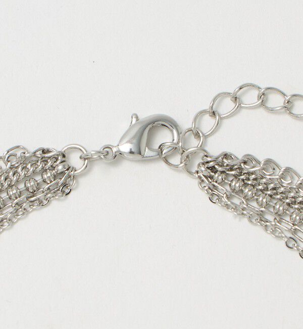 BEAUTY&YOUTH UNITED ARROWS「メタル ミックスチェーン 5連 ネックレス」|ネックレス|