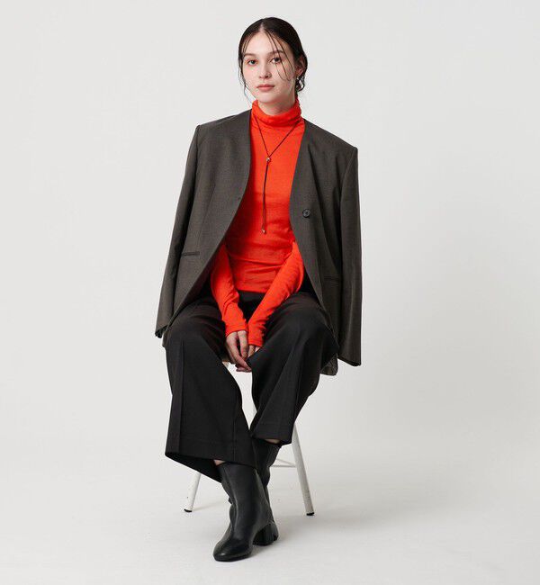 BEAUTY&YOUTH UNITED ARROWS「セルロースブレンドテレコ タートルネックカットソー」|Tシャツ・カットソー|