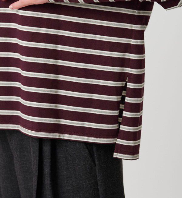 BEAUTY&YOUTH UNITED ARROWS「【WEB限定】マルチボーダー ハーフジッププルオーバー」|Tシャツ・カットソー|