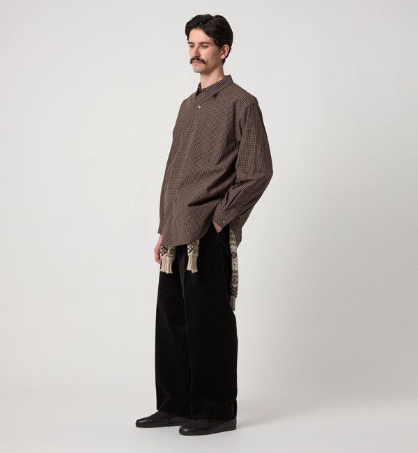 STEVEN ALAN「＜Steven Alan＞ ポプリン グラフチェック レギュラーカラー シャツ LOOSE」|シャツ・ブラウス|