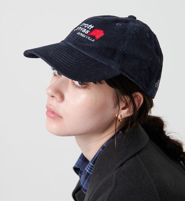 BEAUTY&YOUTH UNITED ARROWS「＜PARROTT CANVAS＞コーデュロイ パネル キャップ」|キャップ・キャスケット|NAVY