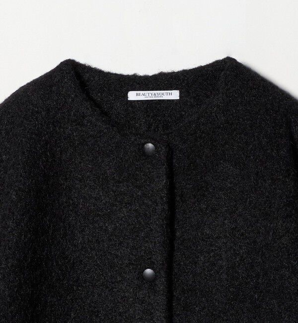 BEAUTY&YOUTH UNITED ARROWS「ブークレ ノーカラーブルゾン」|ブルゾン・スタジャン|