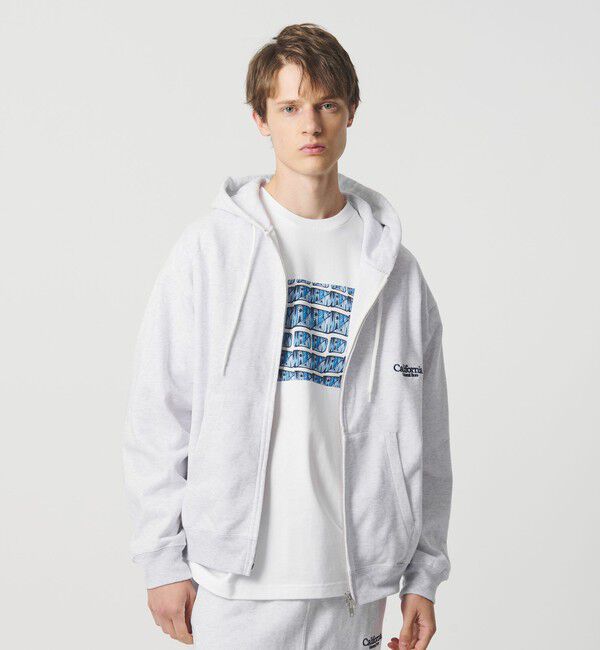 California General Store「＜CGS.＞オーガニックコットン ジップ フーディー スウェット」|パーカー|